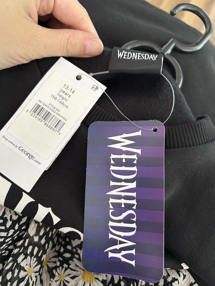 Bluza Wednesday Addams rozmiar 158/164 George