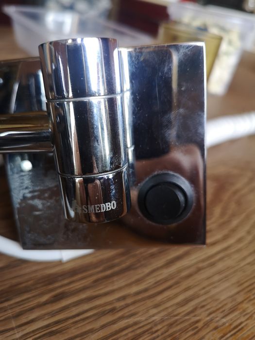 Lustro kosmetyczne kwadratowe  podświetlane SMEDBO