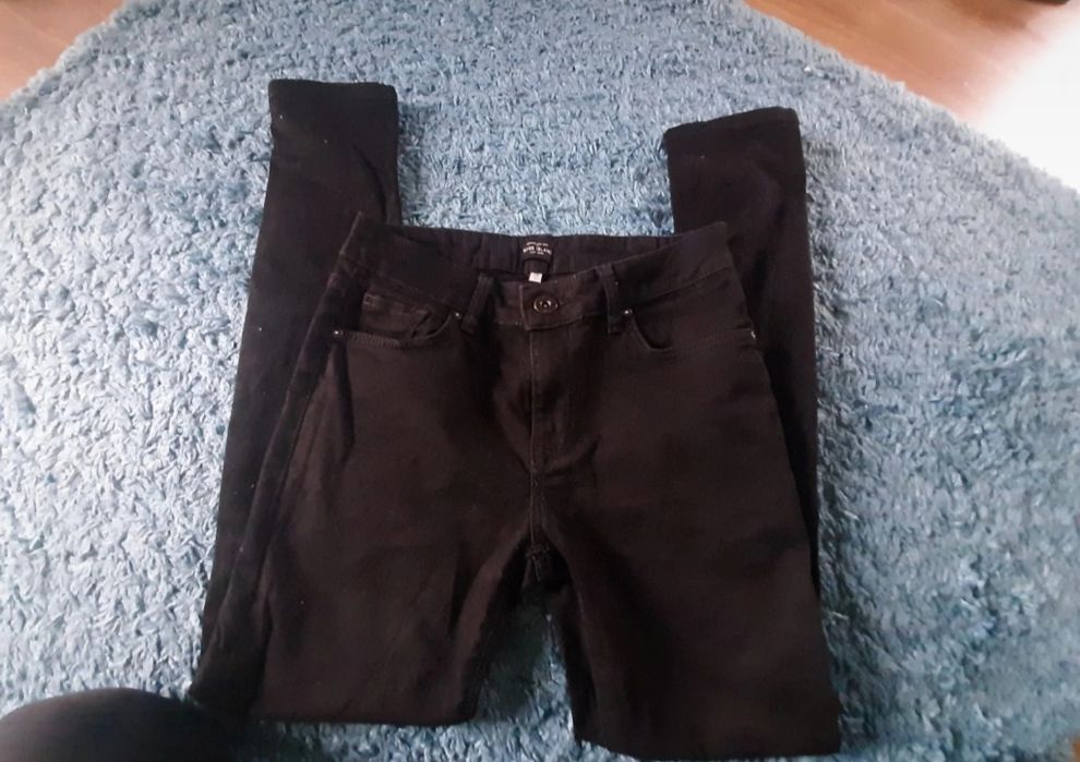 Jeansy skinny czarne