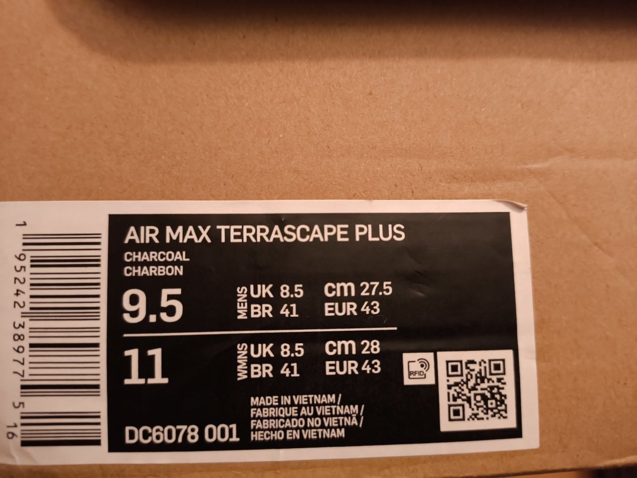 Кросівки NIKE AIR MAX Terrascape PLUS 43