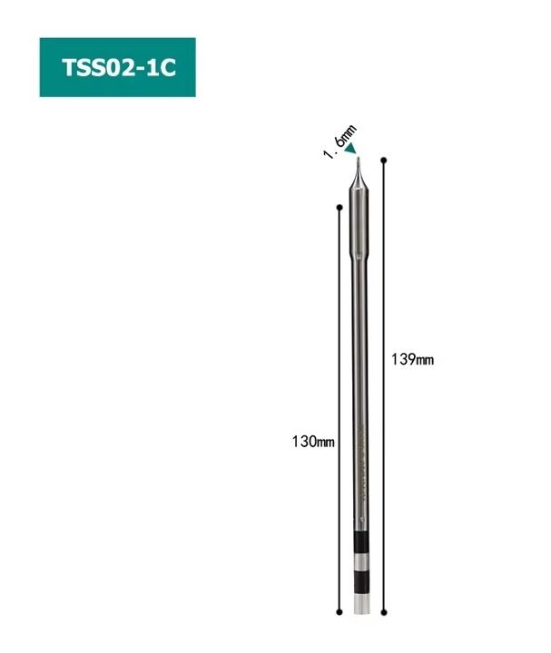 Паяльне жало Quick TSS02-1C