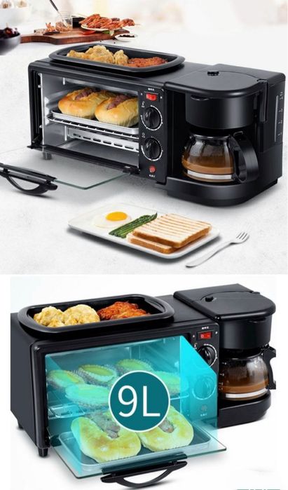 Мультифункціональна духовка 3в1 (кава+духовка+гриль)