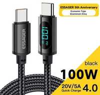 Кабель Essager USB Type C - USB Type C 100W