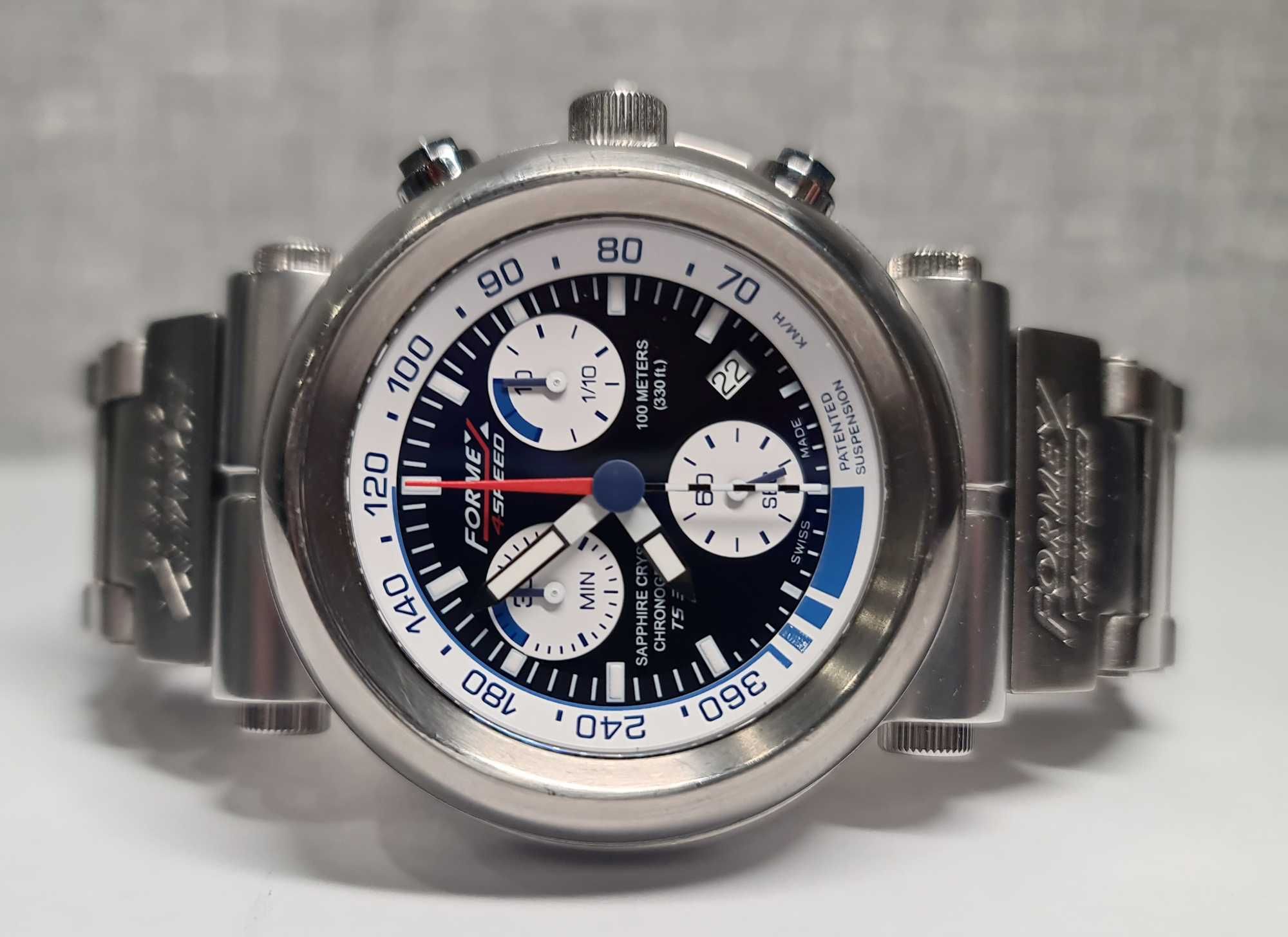 Чоловічий годинник Formex 4Speed Chronograph Titanium-Steel Sapphire