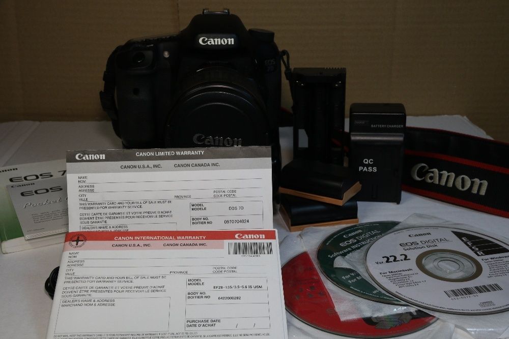 Фотоапарат CANON 7D комплект