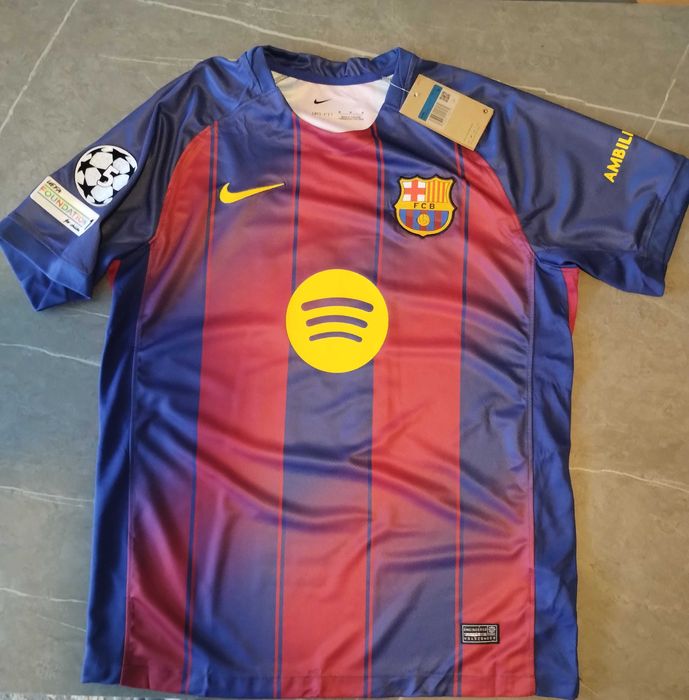 nowa koszulka domowa FC Barcelona 25/26 r. M Raphinha