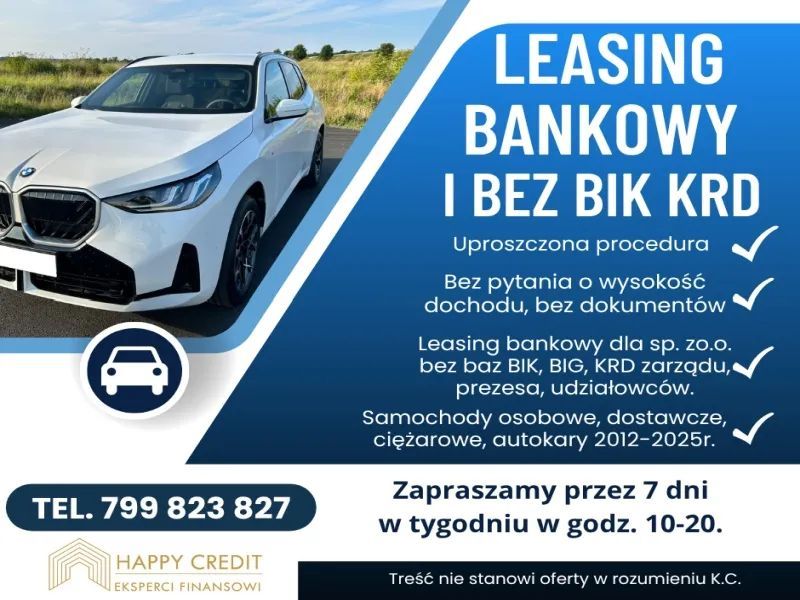 BMW X3 Salon PL M-pakiet Leasing bankowy, leasing bez BIK KRD