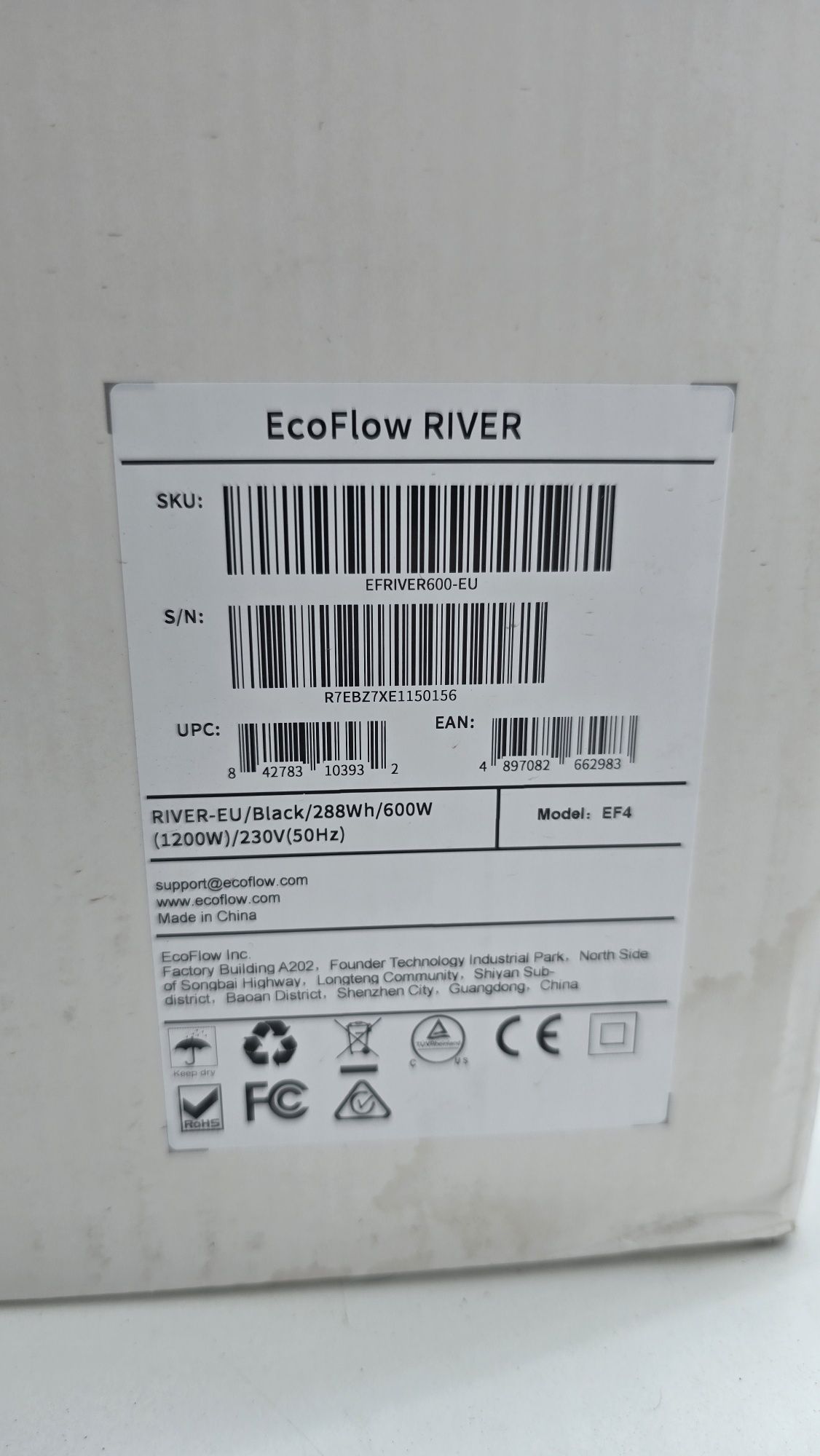 EcoFlow River EF4 зарядна станція