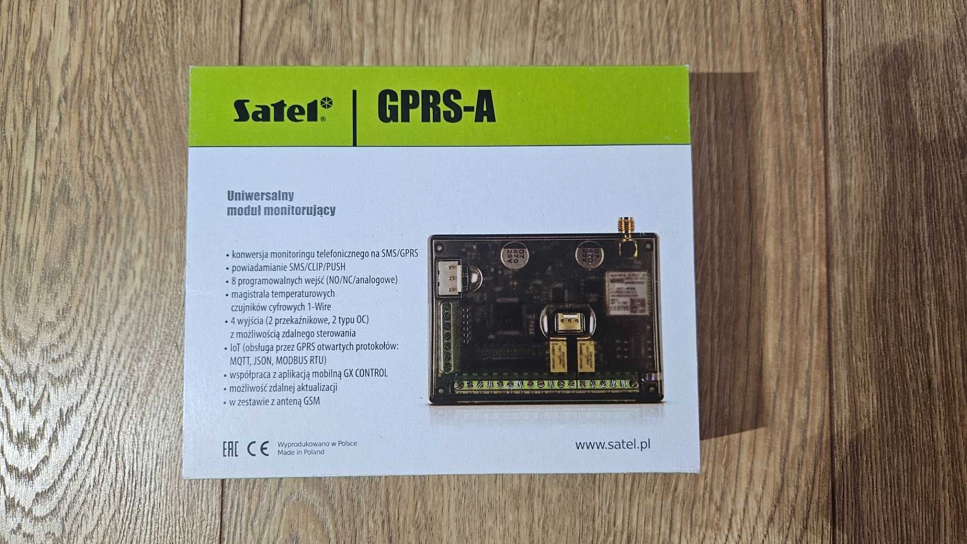 Satel GPRS-A - Uniwersalny moduł monitorujący/komunikacyjny - NOWY