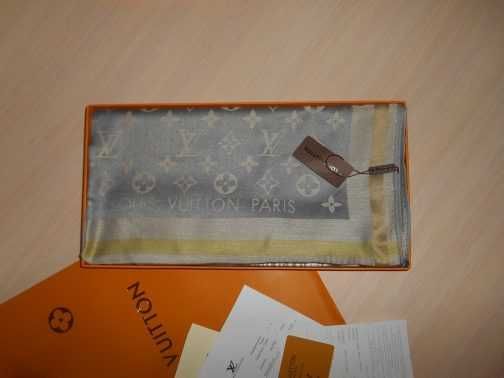 Louis Vuitton Szalik, Szal apaszka damski kasmirowa 25918