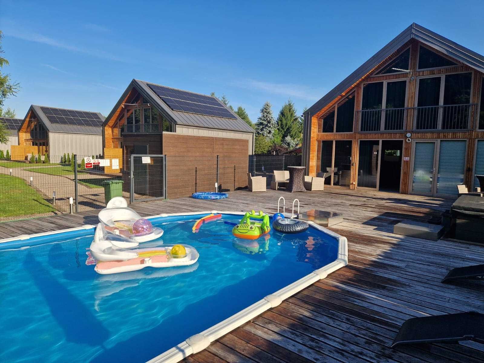 Całoroczne domki do wynajęcia SPA, Jacuzzi, sauna, basen STREFA CISZY