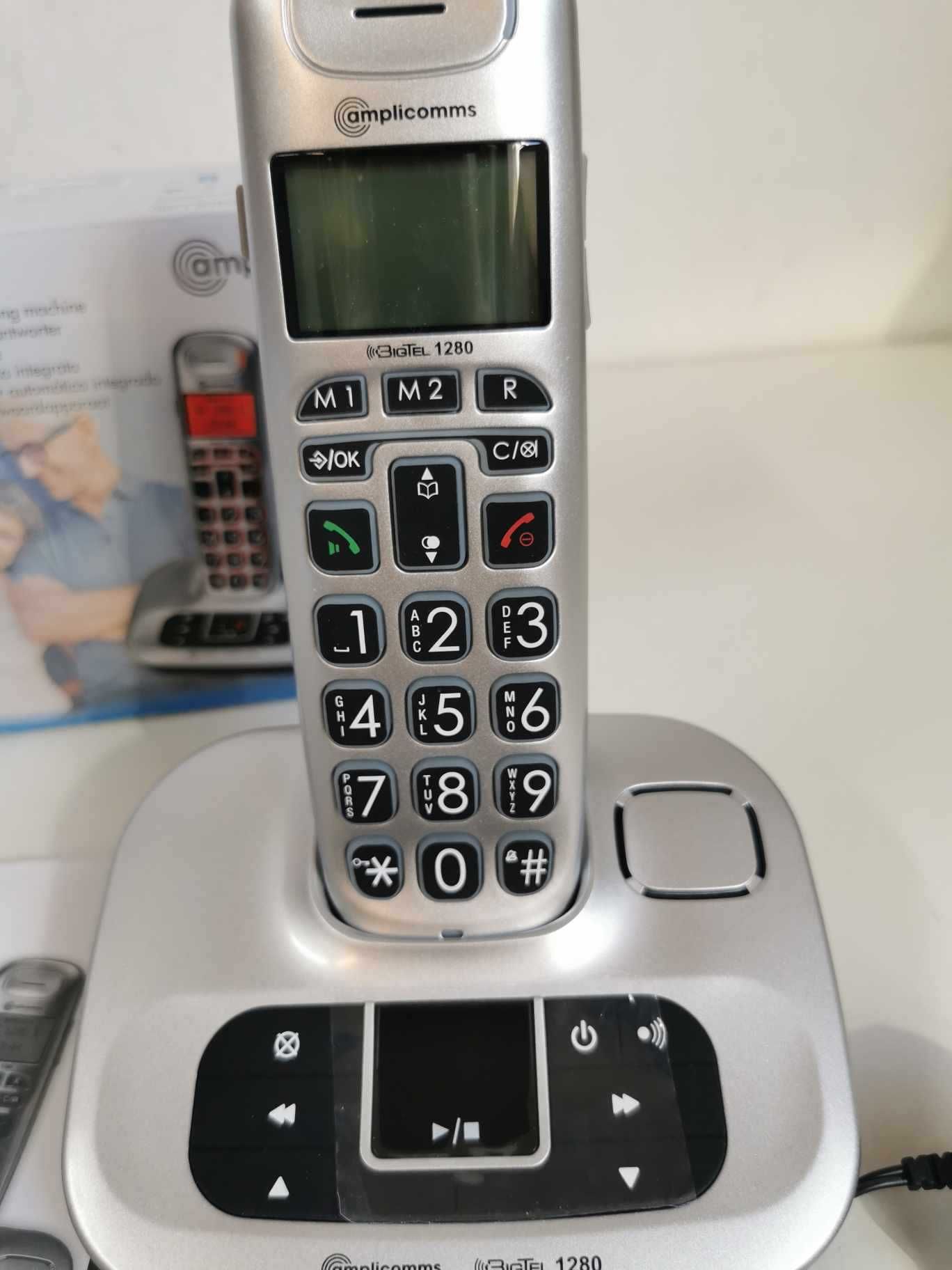 Telefon bezprzewodowy z wbudowaną automatyczną sekretarką