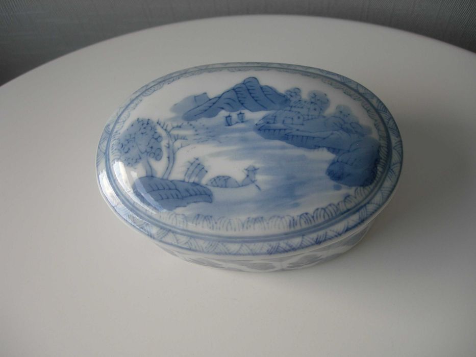 Скринька, шкатулка, кобальт, Delft, Голландія