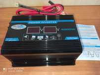 Przetwornica napięcia 12V -230V 4000W 2X woltomierz