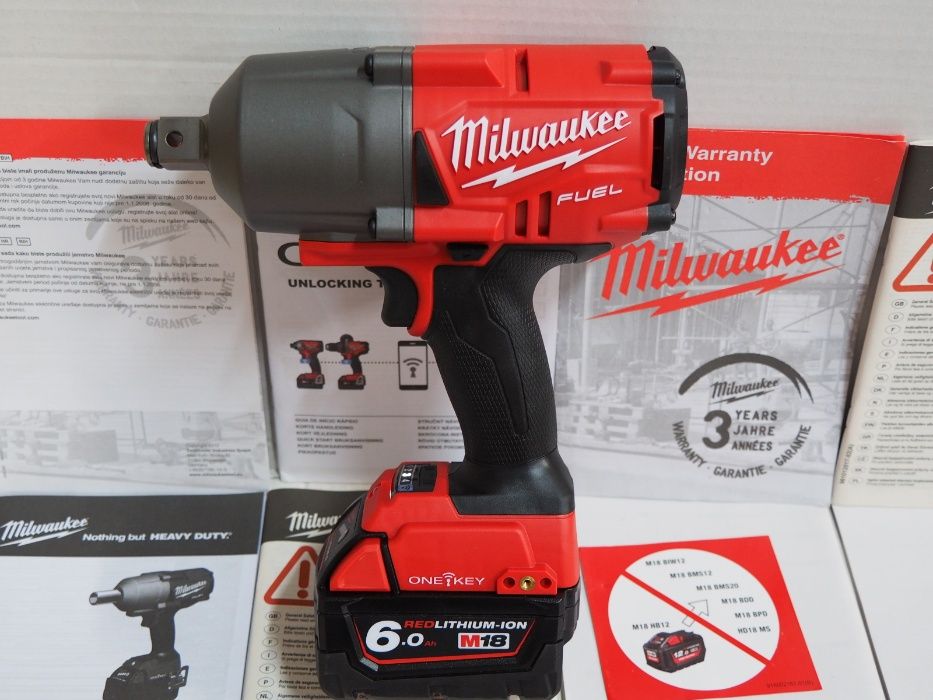 MILWAUKEE M18 ONEFHIWF 34 klucz udarowy 3/4'' Mocny -2034Nm