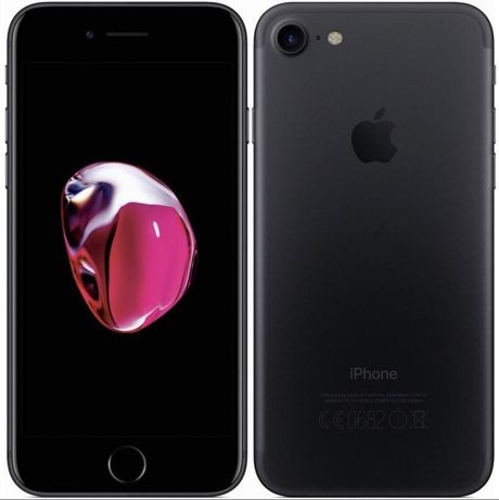 Iphone 7, 32gb, czarny, etui x2, szklo hartowane i sluchawki nieuzywan