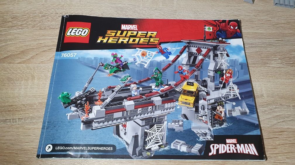 Lego 76057 Spiderman Pajęczy wojownik (BEZ FIGUREK)