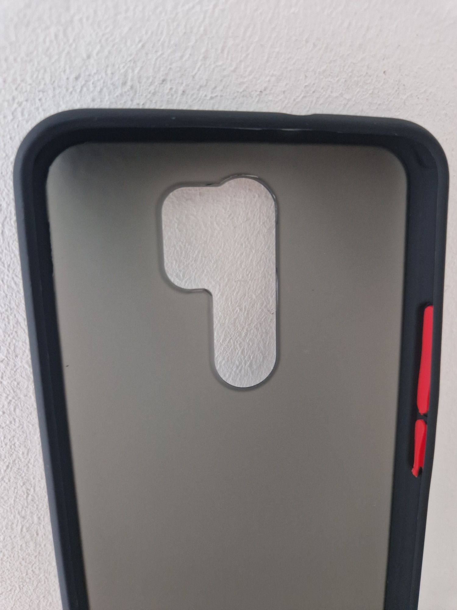 Vennus Color Button Bumper do Xiaomi Redmi 9 Czarny