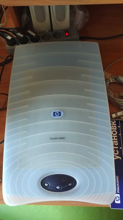 Робочий Сканер Hewlett Packard ScanJet 3400C (вир Малайзія) з кабелями