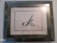 Vendo quadro bordado a ponto cruz