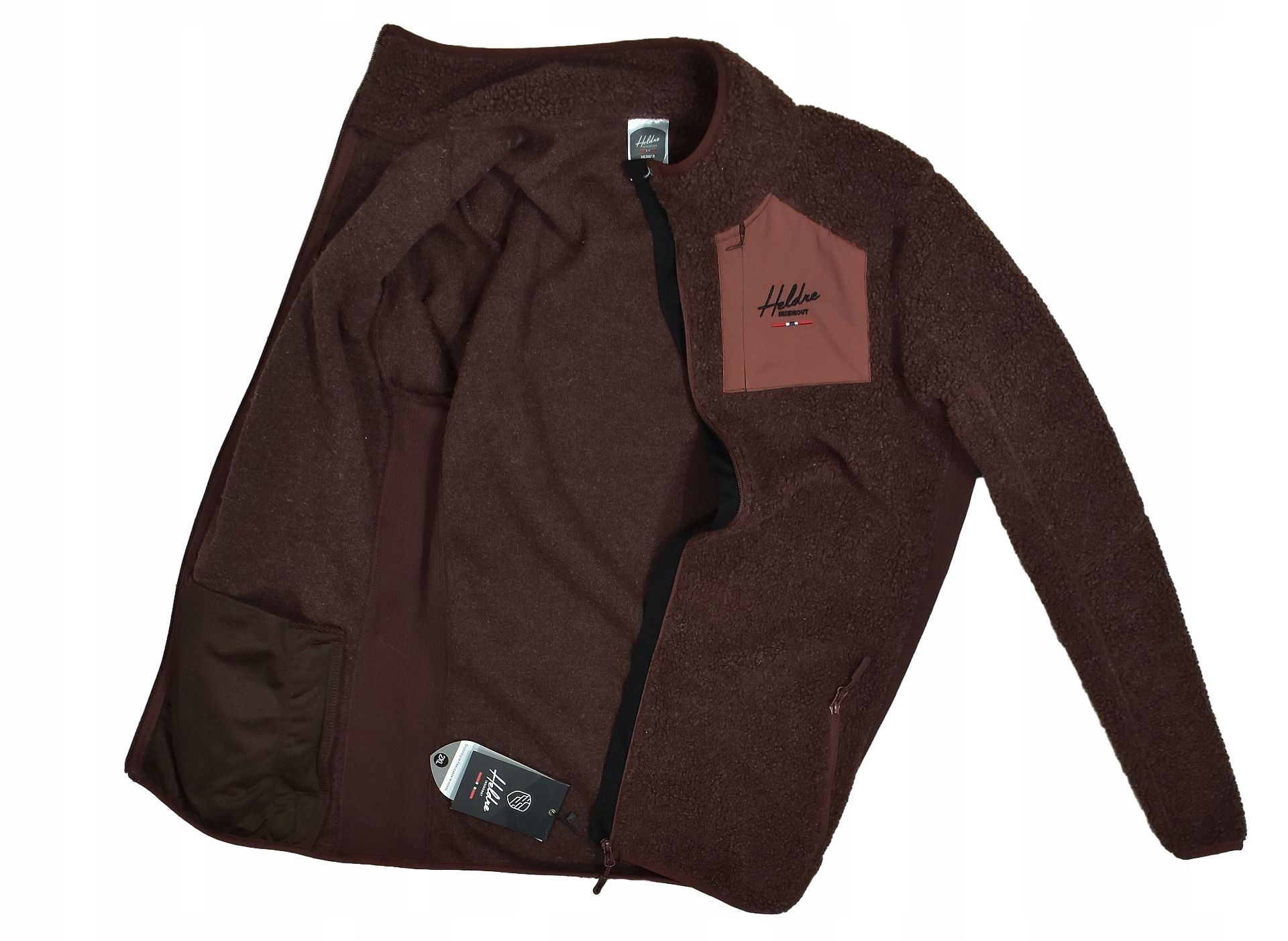 Heldre Męska Kurtka Polarowa Sherpa Snotind Pile Fleece Xxl