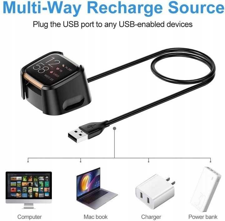 Stacja dokująca USB do smartwatcha Versa