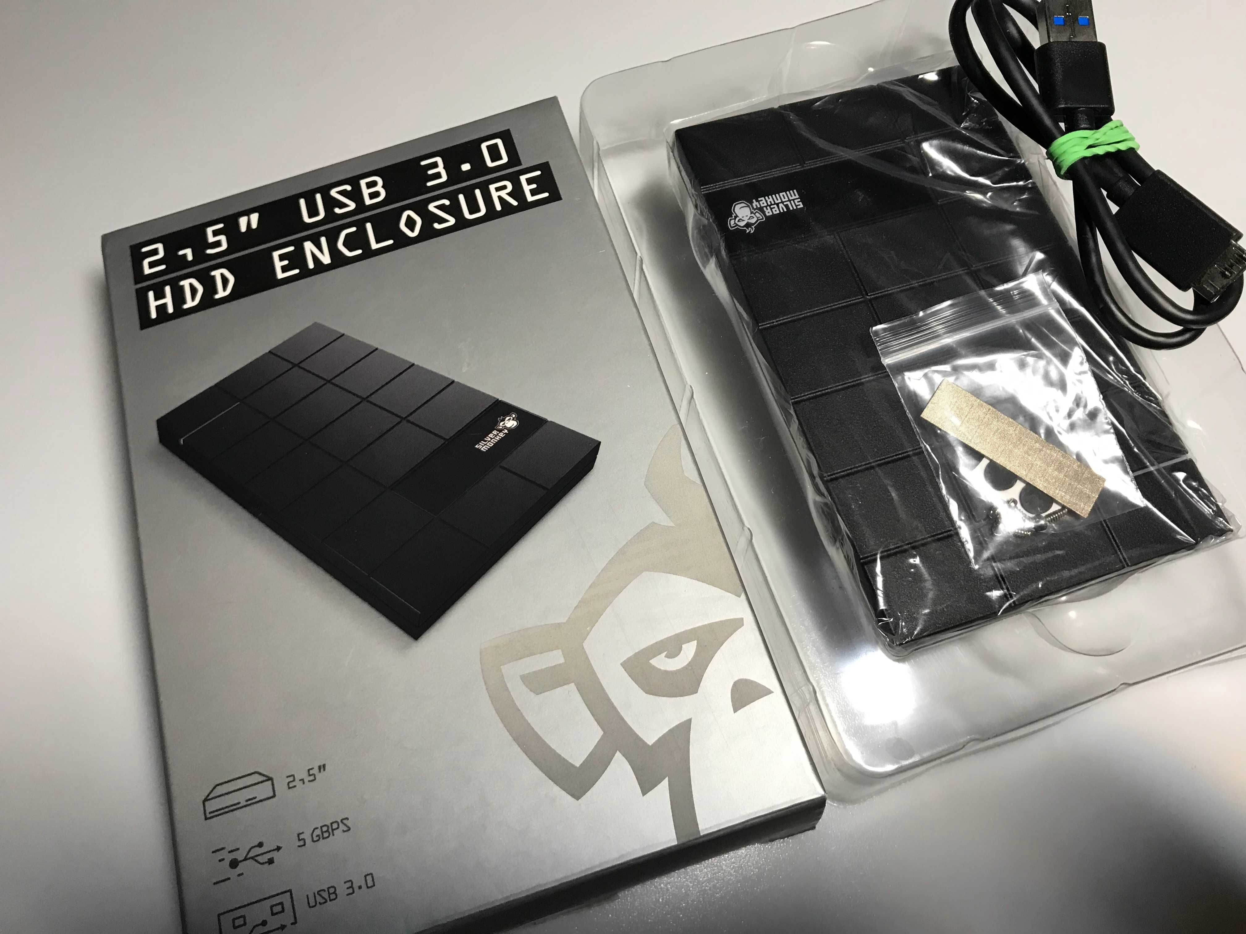 Silver Monkey Obudowa do dysku 2.5'' SATA USB 3.0 nowa + pudełko