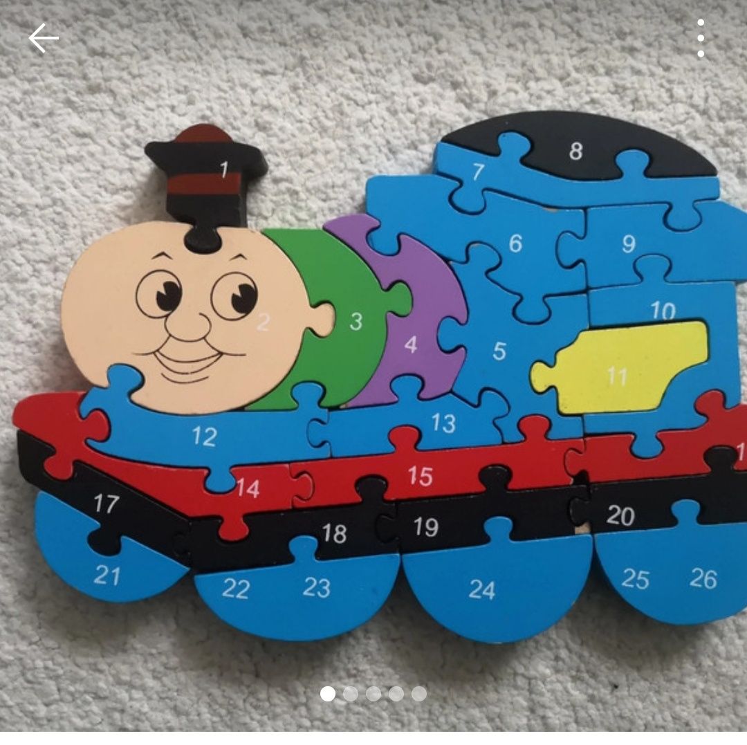 Klocki puzzle Tomek i przyjaciele