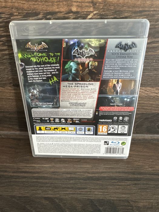 PlayStation Ps 3 Batman Arkham Collection Origins City Asylum!