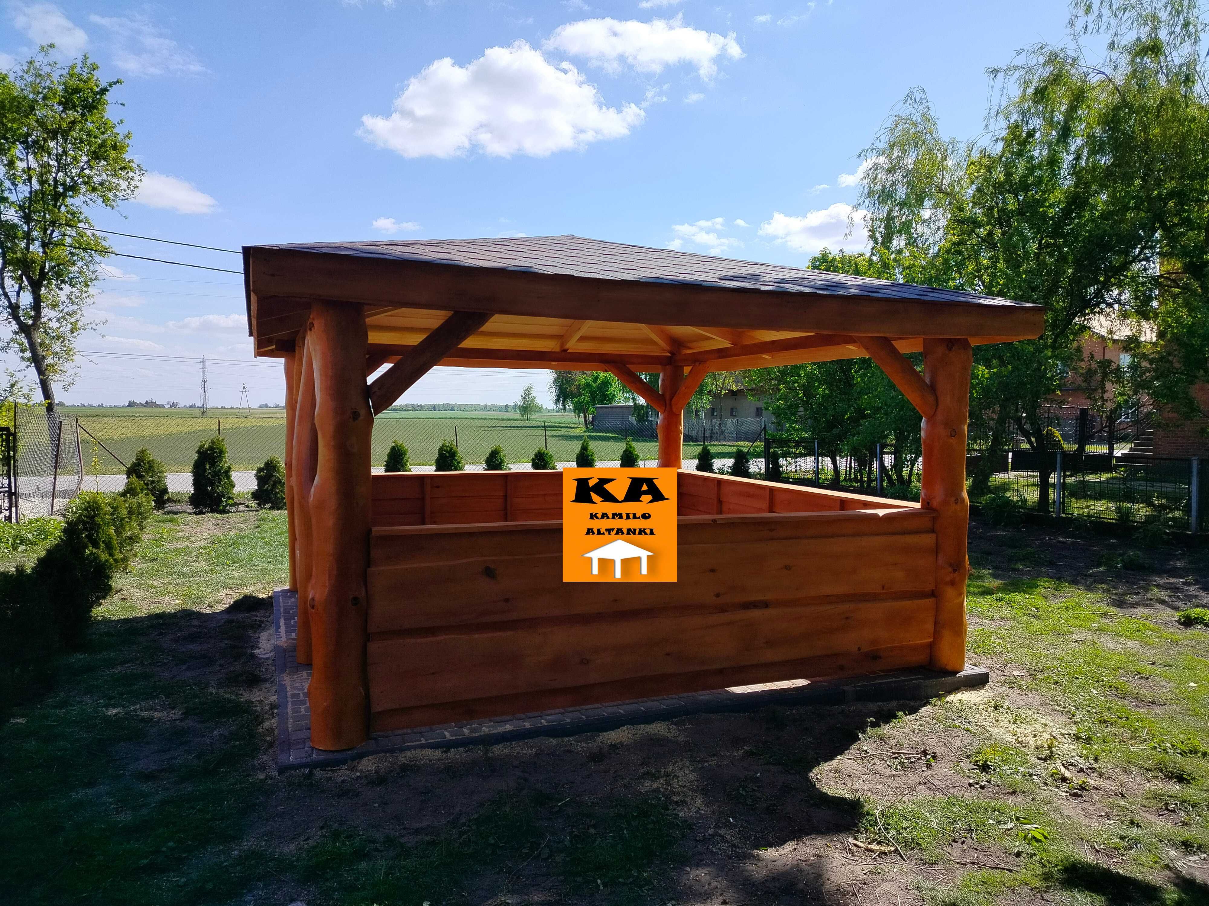 Altanka, Altana, Altanki, Altany na grubym balu ogrodowe