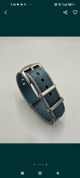 Pasek NATO 20 lub 22mm jakość premium nowe