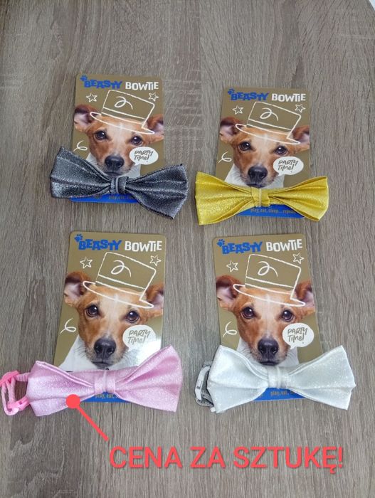 Mucha z obrożą dla psa / kokardka dla psa + obroża