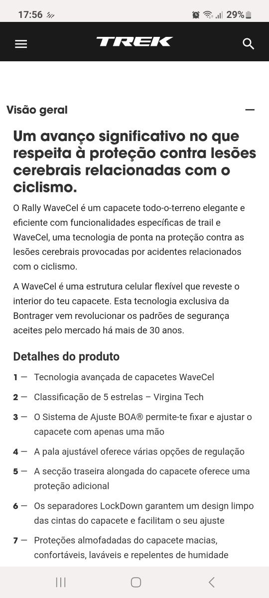 Capacete Trek rally wavecell