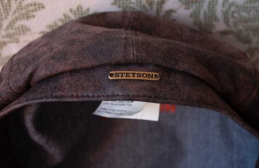 Boné Stetson Couro Marrom - M