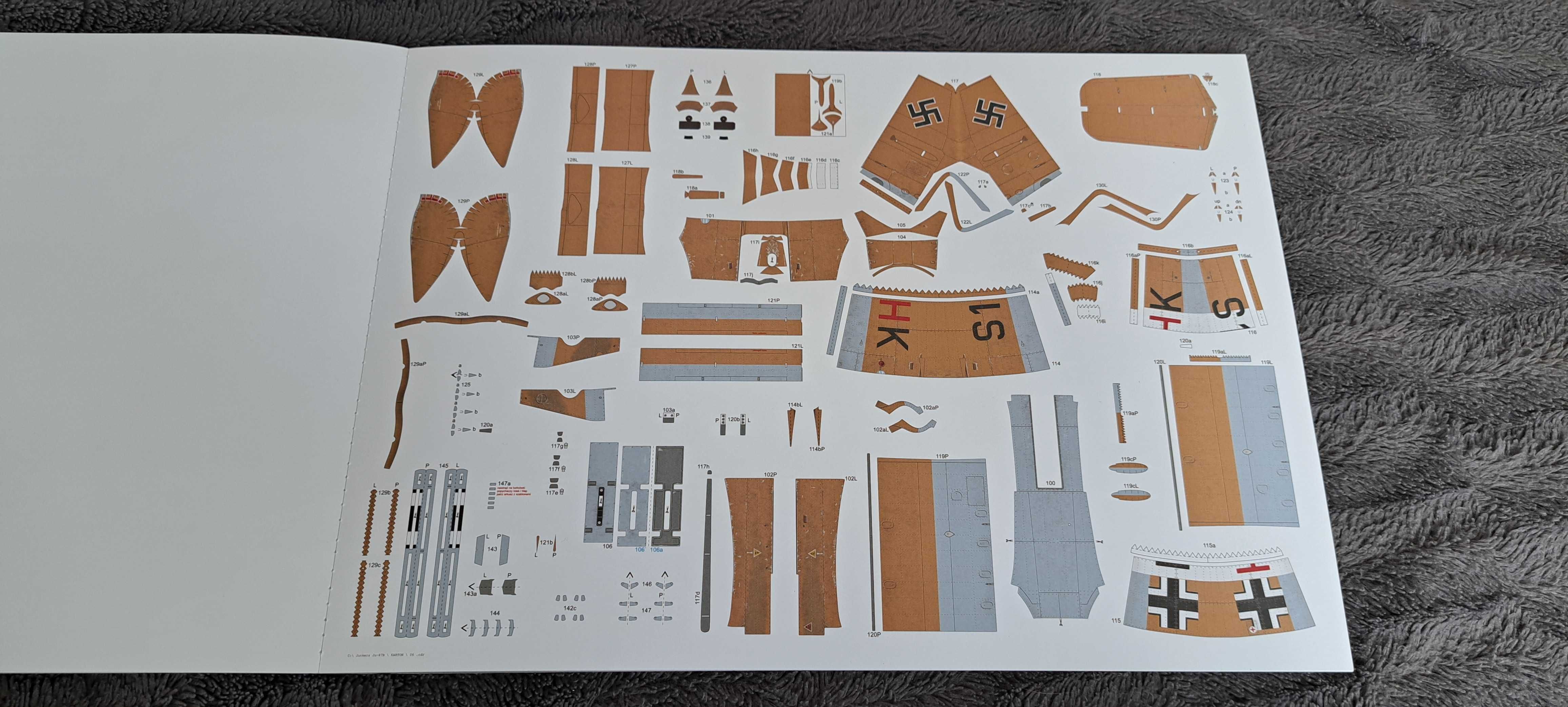 Model kartonowy Ju 87