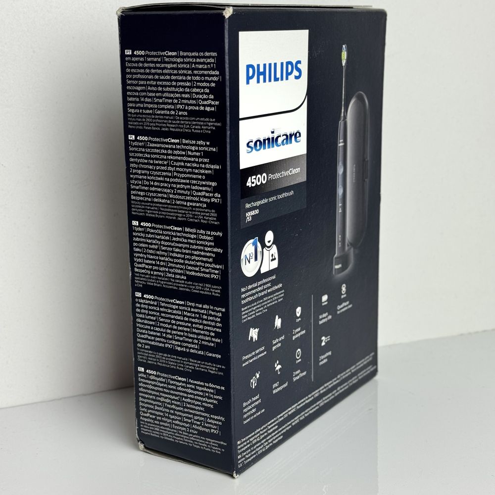 Нова Зубна щітка Philips HX6830/53 Sonicare ProtectiveClean 4500