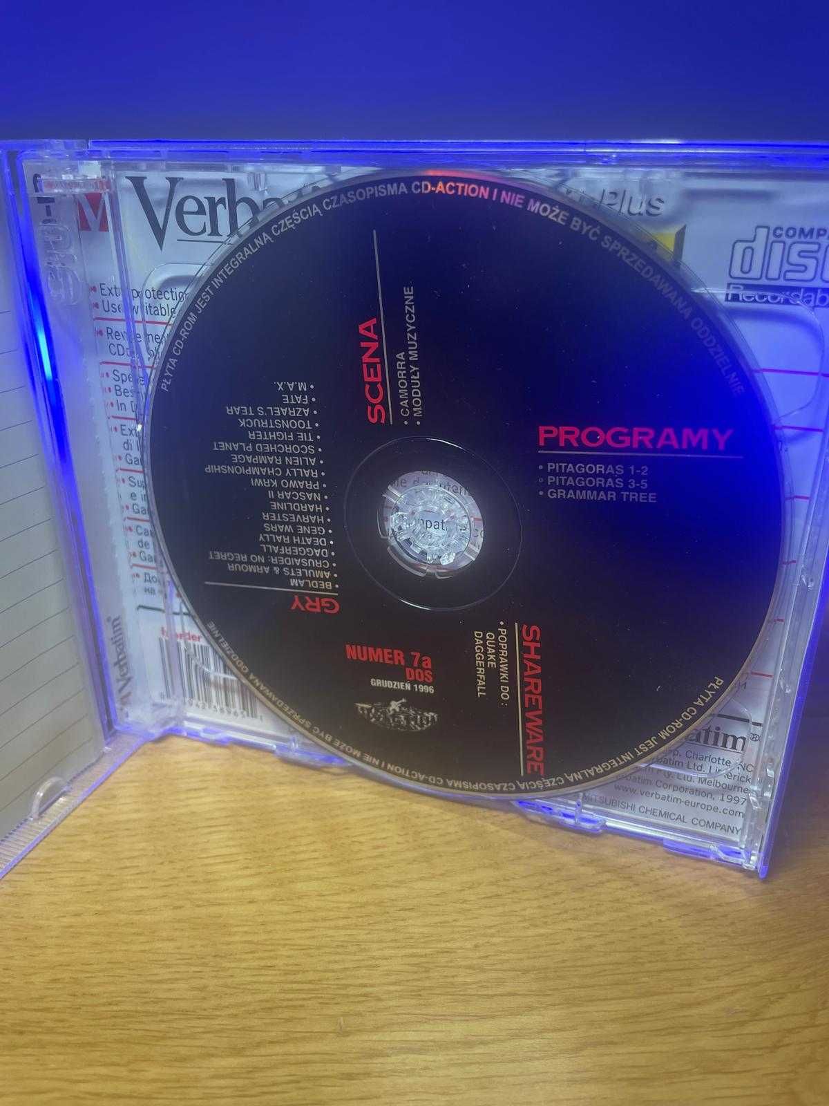 CD-Action 7/1996 nr 7 | Cover CD | retro PC | stara płyta z grami