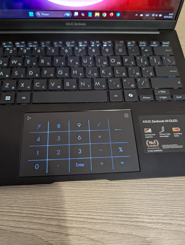 Ноутбук ASUS Zenbook 14 OLED UM3406HA-PP014W (90NB1271-M000X0)