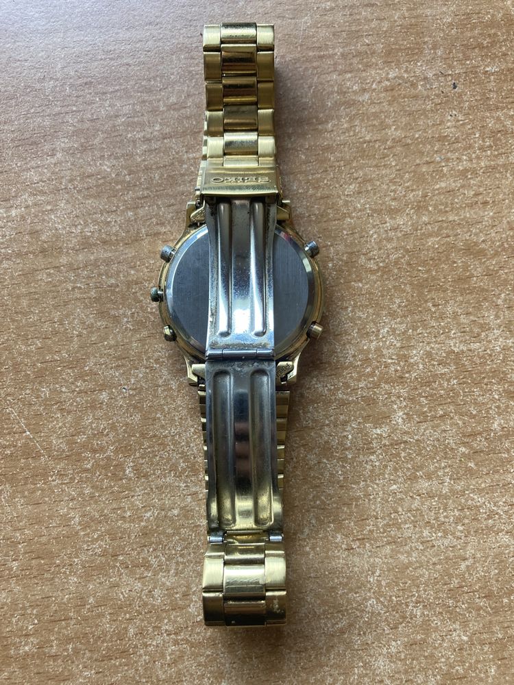 Relogio Seiko dourado