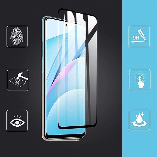 Szkło Hartowane Pełne do Xiaomi Mi 10t Lite