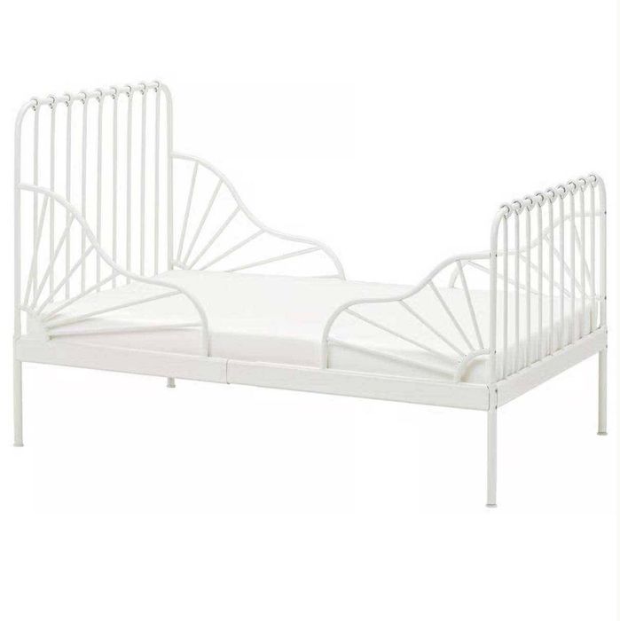 ŁÓŻKO metalowe z materacem 80×200cm  RAMA REGULOWANA