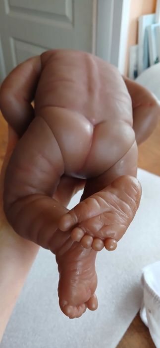 Лялька пупс реборн темношкіра мулатка Berenguer