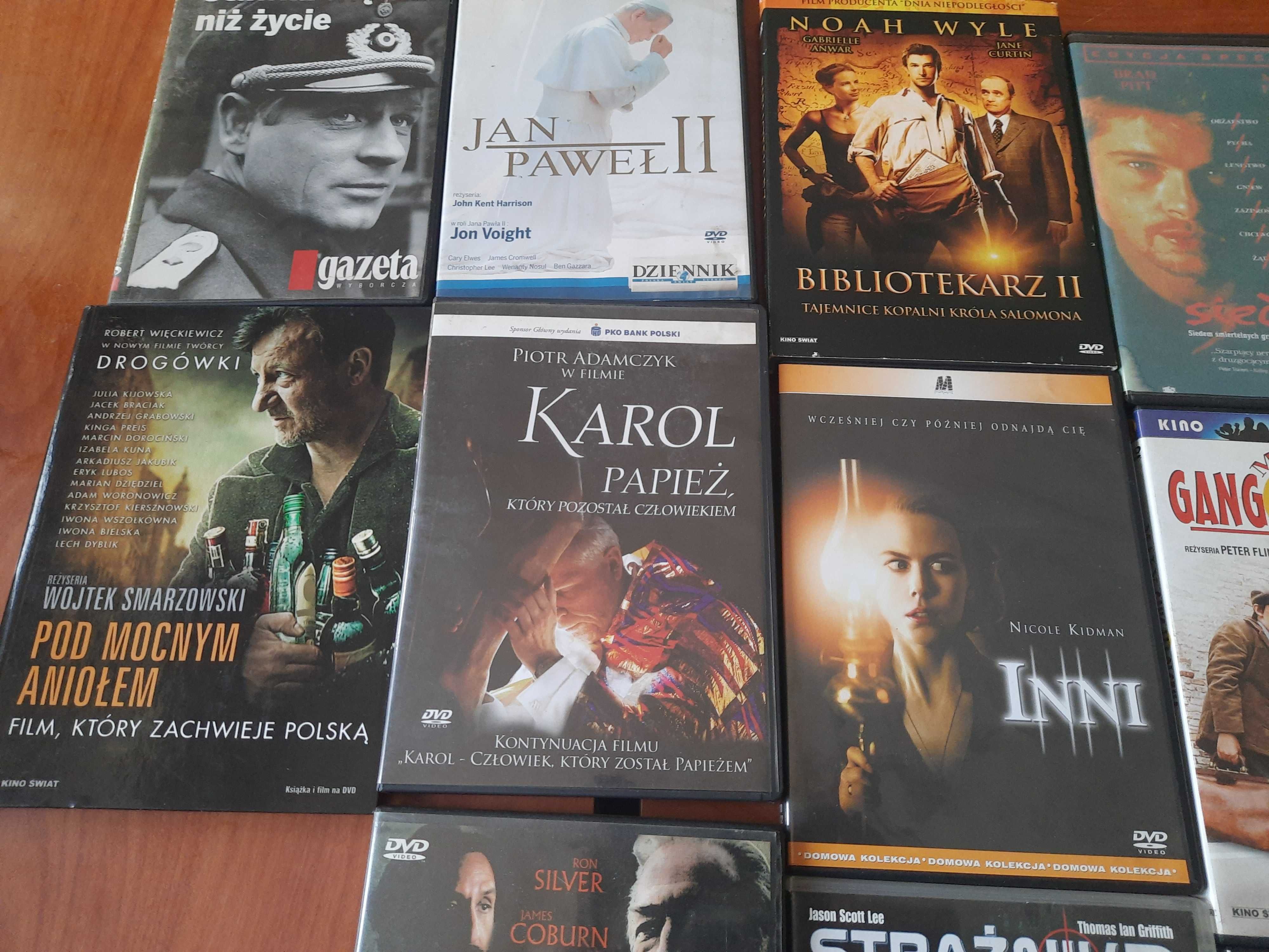 zestaw płyt dvd filmy 20 sztuk