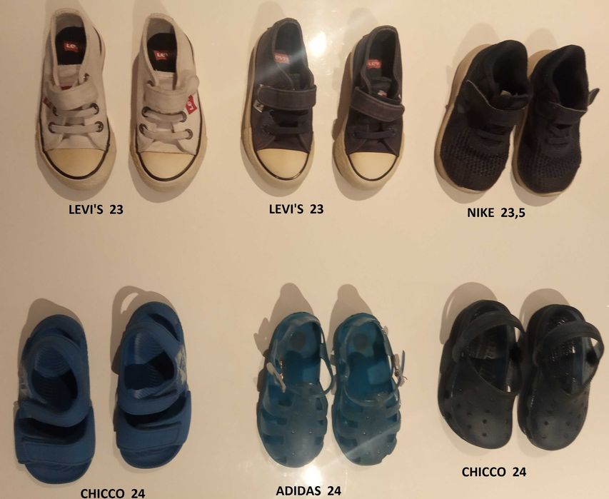 Sapatilhas e sandálias de menino