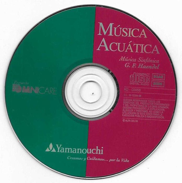 Haendel - - - - - Música Aquática - - - - - CD