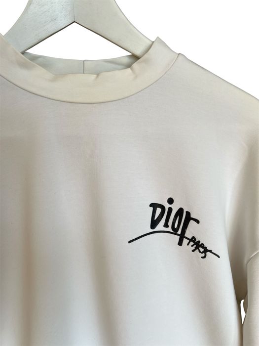 Komplet Christian DIOR biały dres 3-częściowy, oversize, rozmiar M