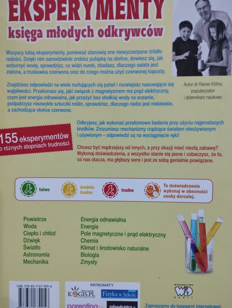 Eksperymenty księga młodych odkrywców