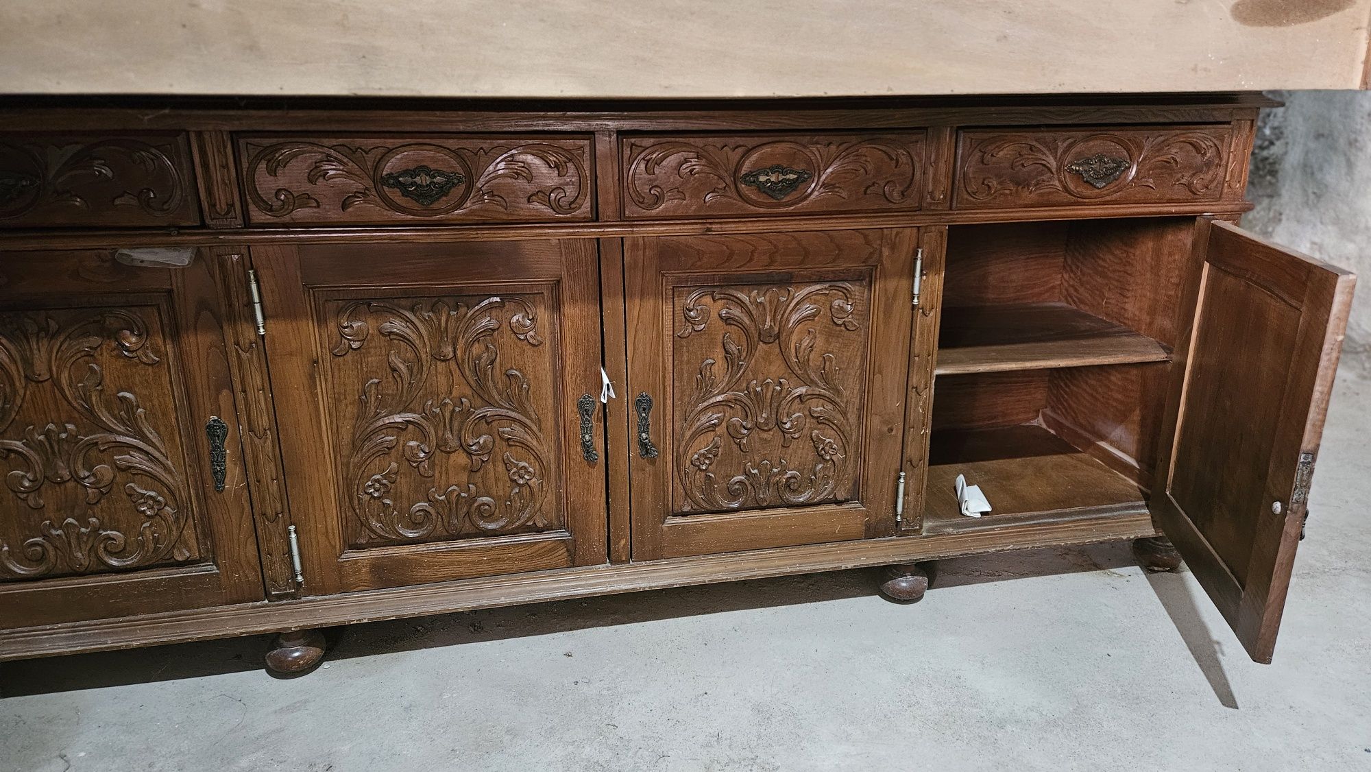 Móvel de Sala Vintage de Madeira Maciça