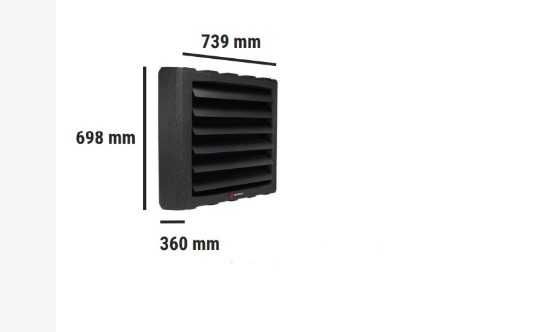 Nagrzewnica wodna Reventon 80KW