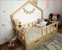Łóżko , łóżeczko drewniane dziecięce domek nowe  !! producent !!
